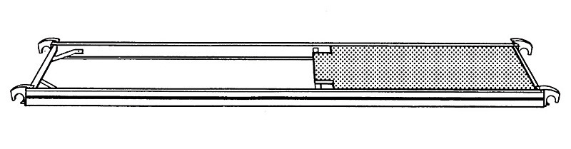 HYMER Bühne für Durchstieg ohne Durchstiegsklappe 627314 / Länge: 2,95 m