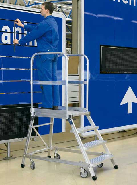 ZARGES Podesttreppe einseitig
