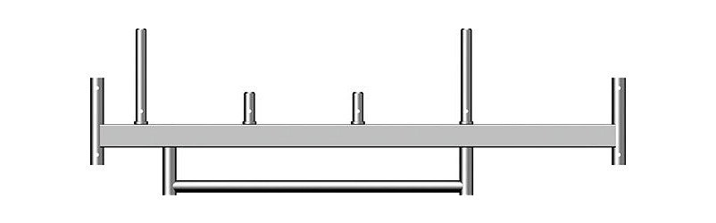 Layher Fahrbalken mit Bügel 1,8 m 1323.180 Layher Fahrbalken mit Bügel 1,8 m 1323.180