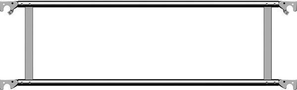 Layher Doppelrückenlehne 2,85 m 1206.285
