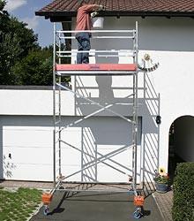 Arbeiten in einer Höhe von 5,30 m