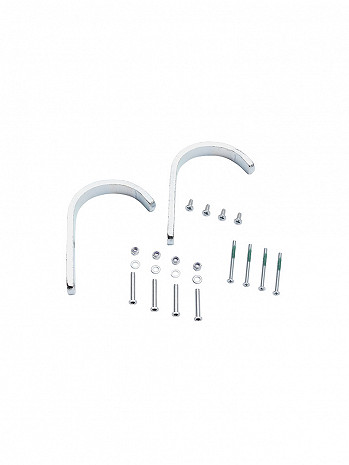 HYMER Einhängehakenset 100 mm für Sprossenleitern mit einer Leiterholmabmessung von 60 - 83 mm für Stufenleitern (6012 + 8012 sind  für die Nachrüstung von Haken vorbereitet)