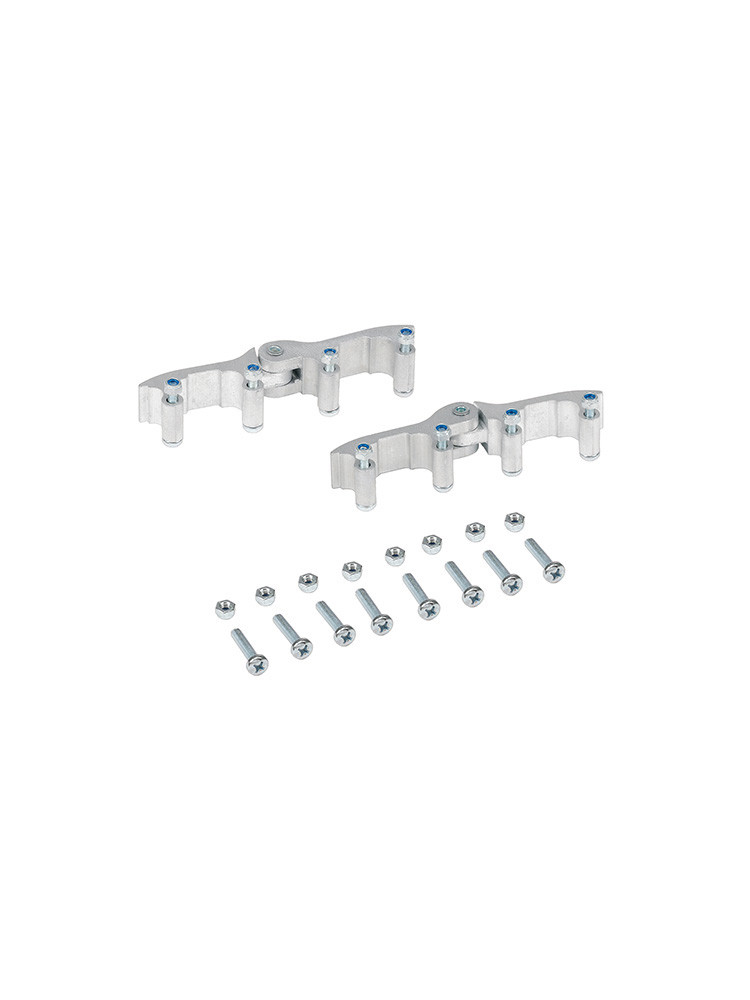 HYMER Ersatzteilset Scharniere für Sprossenstehleitern für 4023+6023 für Holmgröße 60 mm