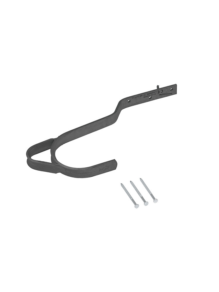 HYMER Sicherheits-Dachhaken Typ A für Ziegel und Pfannen und sonstige Bedachungen, anthrazit für Dachau flegeleitern