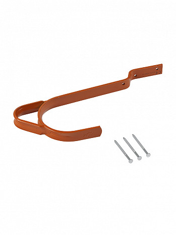 HYMER Sicherheits-Dachhaken Typ A für Biberschwanzziegel, ziegelrot für Dachau flegeleitern