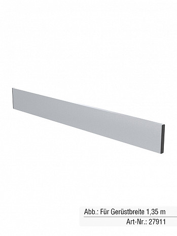 MUNK Günzburger Alu-Bordbrett Stirnseite | Passend für Gerüstbreite 0,75 m