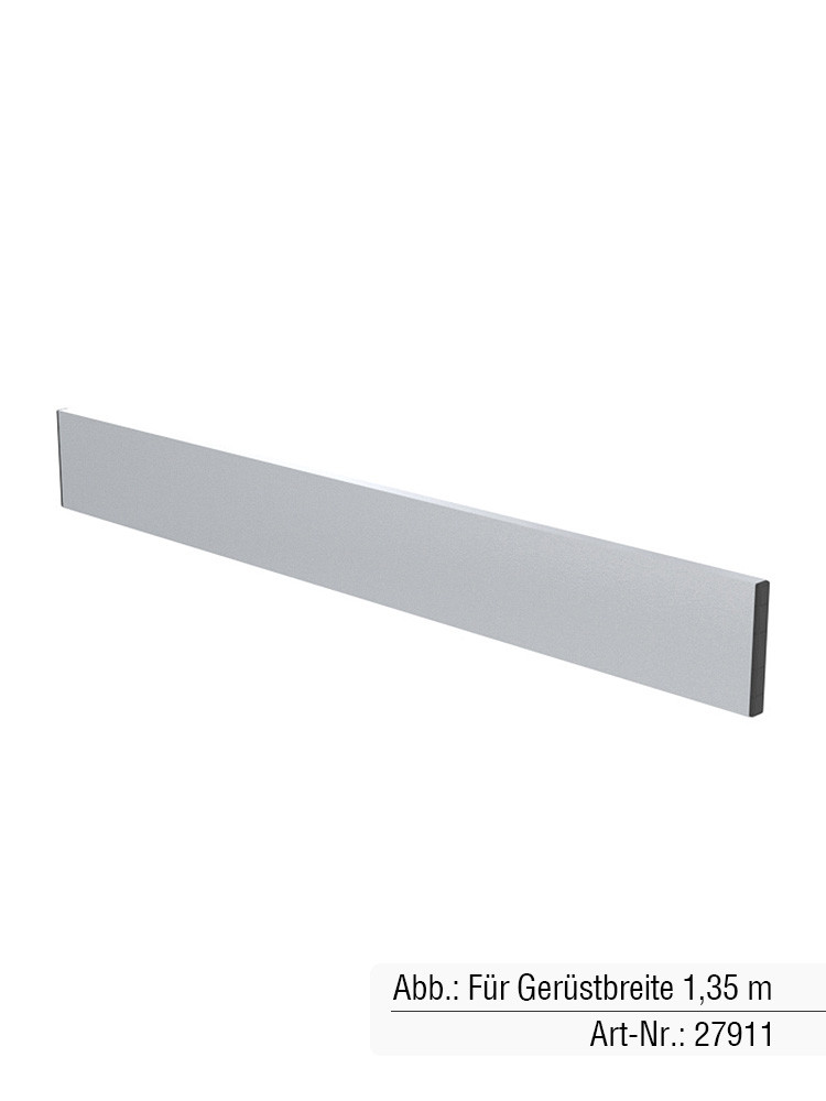 MUNK Günzburger Alu-Bordbrett Stirnseite | Passend für Gerüstbreite 0,75 m