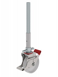 MUNK Günzburger Lenkrolle mit Spindel & Feststellbremse - Ø 200 mm MUNK Günzburger Lenkrolle mit Spindel & Feststellbremse - Ø 200 mm