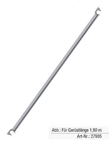 MUNK Günzburger Horizontalstrebe | Passend für Gerüstlänge 3,00 m