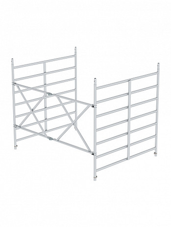 MUNK Günzburger Klapprahmeneinheit | Passend für Klappgerüst mit Dreifach-Plattform - Gerüstbreite 1,90 m