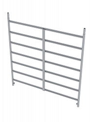 MUNK Günzburger Aufsteckrahmen Höhe 2,00 m | Passend für Klappgerüst mit Dreifach-Plattform MUNK Günzburger Aufsteckrahmen Höhe 2,00 m | Passend für Klappgerüst mit Dreifach-Plattform