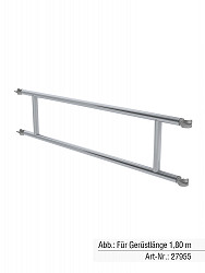 MUNK Günzburger Geländer längs | Passend für Gerüstlänge 3,00 m MUNK Günzburger Geländer längs | Passend für Gerüstlänge 3,00 m