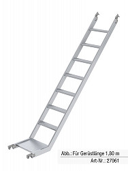 MUNK Günzburger Schrägaufstieg unten | Passend für Treppengerüst mit Gerüstlänge 2,45 m MUNK Günzburger Schrägaufstieg unten | Passend für Treppengerüst mit Gerüstlänge 2,45 m