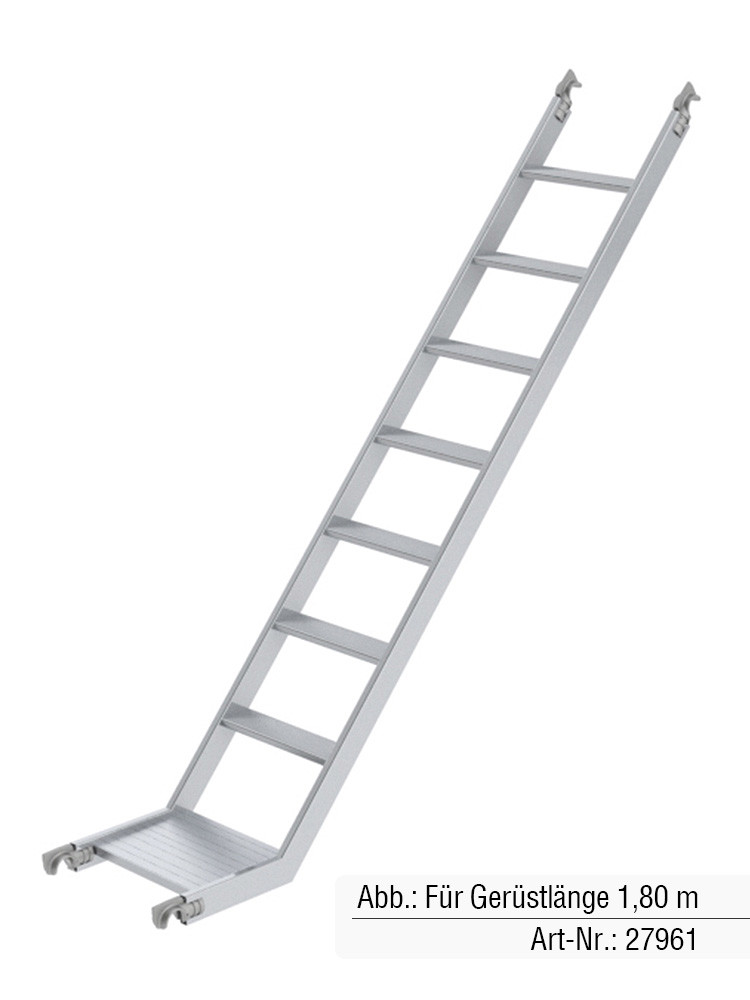 MUNK Günzburger Schrägaufstieg unten | Passend für Treppengerüst mit Gerüstlänge 3,00 m