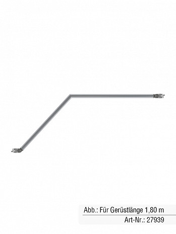 MUNK Günzburger Handlauf oben | Passend für Treppengerüst mit Gerüstlänge 3,00 m