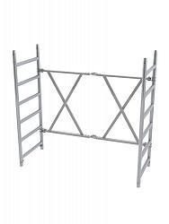 MUNK Günzburger Klapprahmeneinheit | Passend für Klappgerüst mit Gerüstbreite 0,75 m & Gerüstlänge 1,80 m MUNK Günzburger Klapprahmeneinheit | Passend für Klappgerüst mit Gerüstbreite 0,75 m & Gerüstlänge 1,80 m