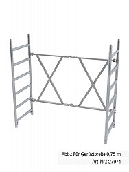 MUNK Günzburger Klapprahmeneinheit | Passend für Klappgerüst mit Gerüstbreite 1,35 m & Gerüstlänge 1,80 m MUNK Günzburger Klapprahmeneinheit | Passend für Klappgerüst mit Gerüstbreite 1,35 m & Gerüstlänge 1,80 m