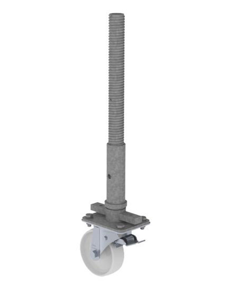 MUNK Günzburger Lenkrolle mit Spindel & Feststellbremse - Ø 125 mm