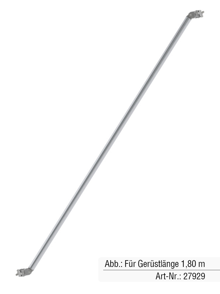 MUNK Günzburger Handlauf | Passend für Treppengerüst mit Gerüstlänge 2,45 m