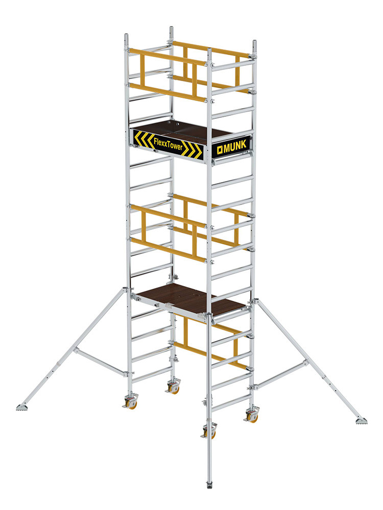 MUNK Günzburger FlexxTower - Ein-Personen-Gerüst - AH 5,10 m