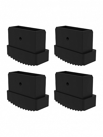 MUNK Günzburger Innenschuh für Teleskopleitern | Passend für Innenleiter | 4er-Set