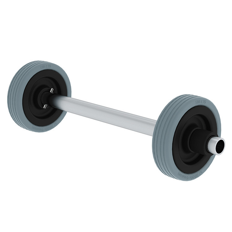 MUNK Günzburger Laufrolleneinheit komplett für 3-teilige Seilzugleitern