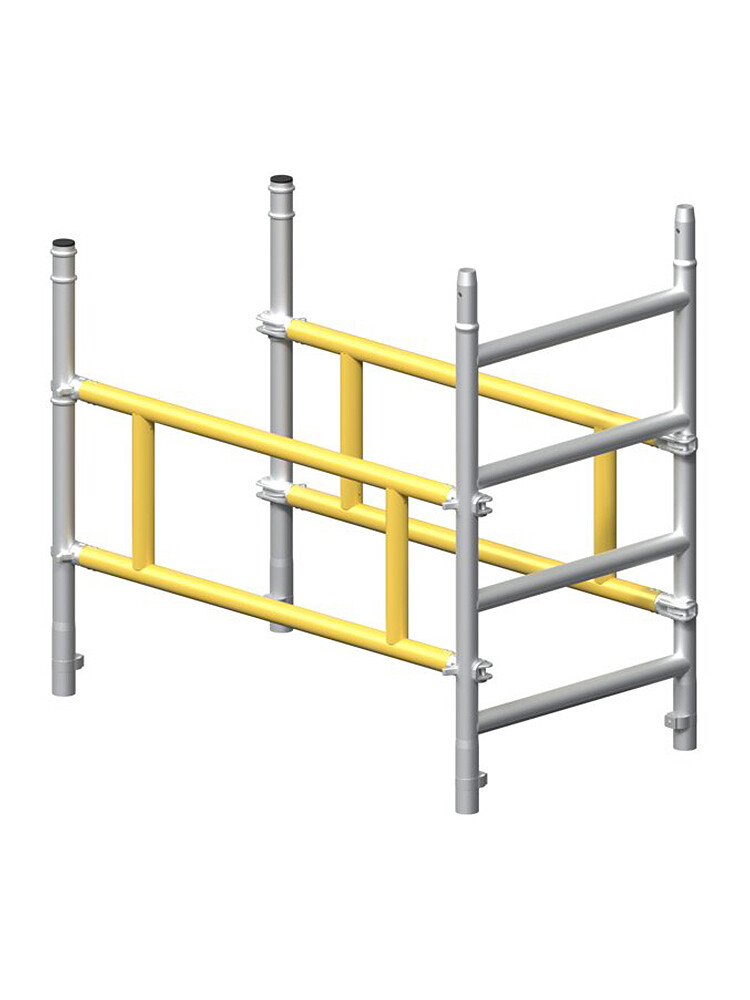 MUNK Günzburger Geländer-Set dreiseitig für Montageplattform, fahrbar