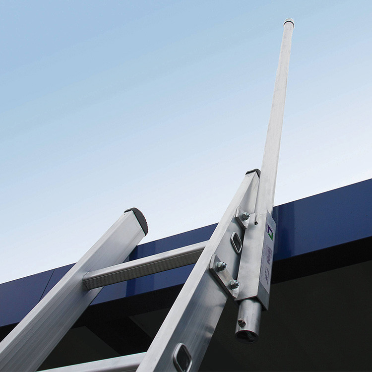 MUNK Günzburger Ausstiegsholm einschiebbar für Anlegeleitern - Anbau schräg rechts