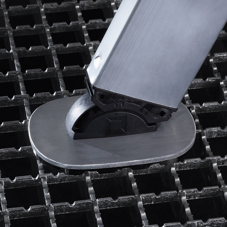 MUNK Günzburger nivello®-Fußplatte für Gitterroste | 2er-Set