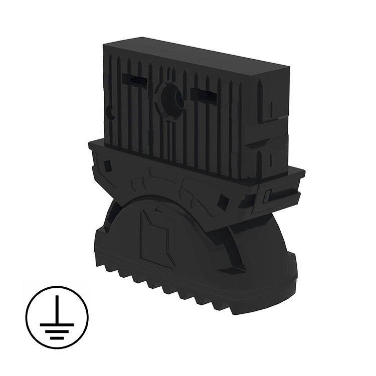 MUNK Günzburger nivello®-Innenschuh elektrisch ableitfähig | Holmabmessung: 58x25 mm | 2er-Set