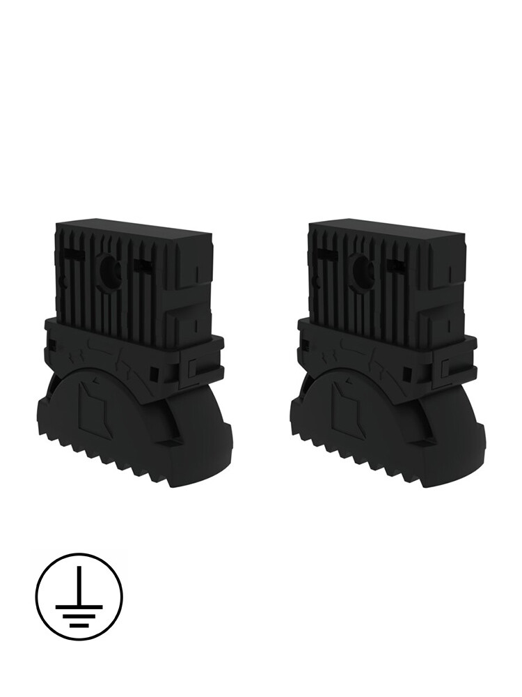 MUNK Günzburger nivello®-Innenschuh elektrisch ableitfähig | Holmabmessung: 58x25 mm | 2er-Set