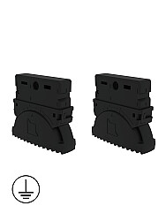 MUNK Günzburger nivello®-Innenschuh elektrisch ableitfähig | Holmabmessung: 85x25 mm | 2er-Set MUNK Günzburger nivello®-Innenschuh elektrisch ableitfähig | Holmabmessung: 85x25 mm | 2er-Set