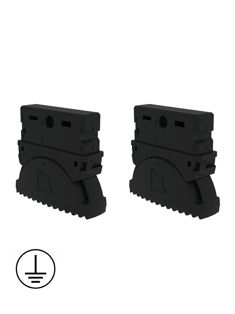 MUNK Günzburger nivello®-Innenschuh elektrisch ableitfähig | Holmabmessung: 85x25 mm | 2er-Set