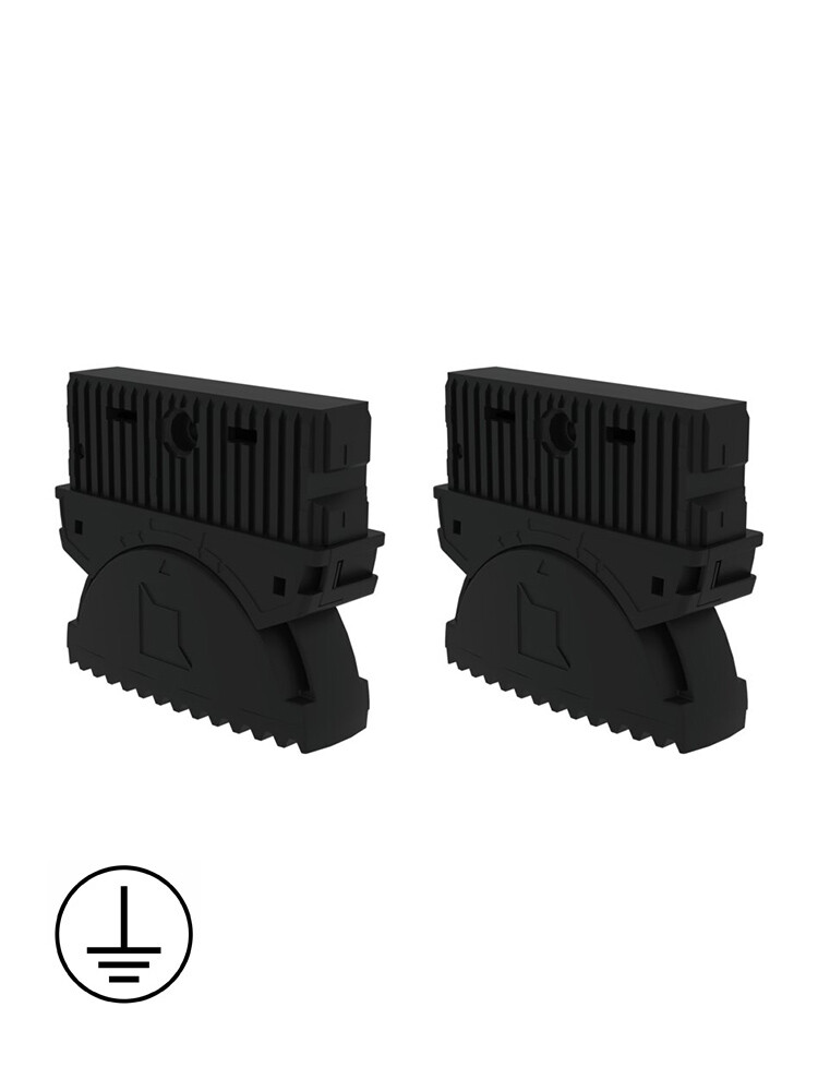 MUNK Günzburger nivello®-Innenschuh elektrisch ableitfähig | Holmabmessung: 98x25 mm | 2er-Set