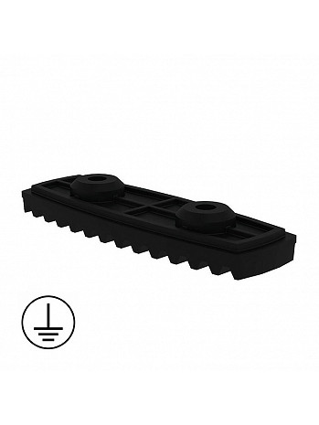 MUNK Günzburger nivello®-Fußplatte elektrisch ableitfähig | passend für Holmhöhe 85 mm & 98 mm | 2er-Set