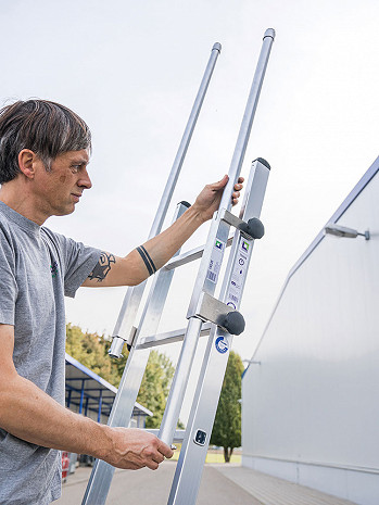 MUNK Günzburger Ausstiegsholm steckbar und einschiebbar - Anbau links