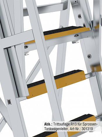 MUNK Günzburger Trittauflage R13 für Stufen-Tankwagenleiter
