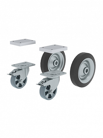 MUNK Günzburger Rollensatz elektrisch ableitend für Tankwagenleiter