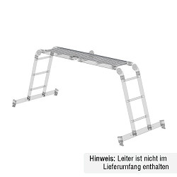 MUNK Günzburger Aluminium-Riffelblechbelag für Gelenkleiter | Passend für 4x3 Sprossen & 2x2+2x3 Sprossen MUNK Günzburger Aluminium-Riffelblechbelag für Gelenkleiter | Passend für 4x3 Sprossen & 2x2+2x3 Sprossen
