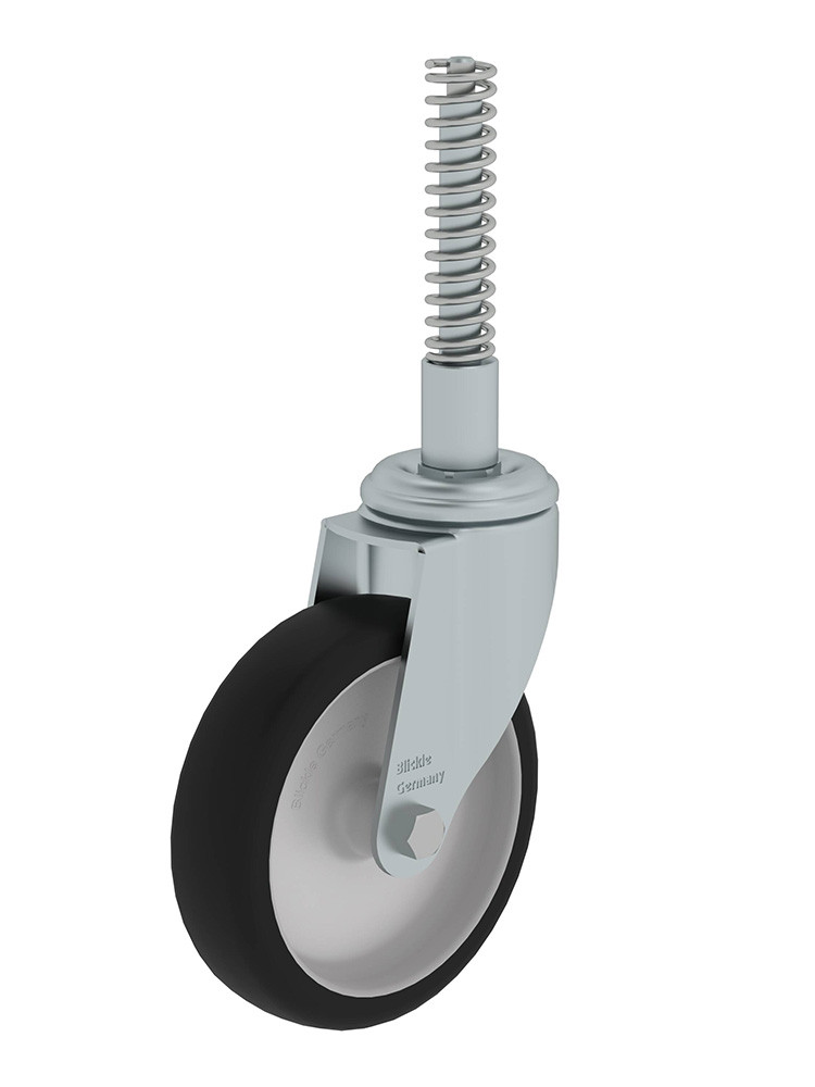 MUNK Günzburger Federrolle, elektrisch leitfähig ohne Feststeller | Passend für Podesttreppen