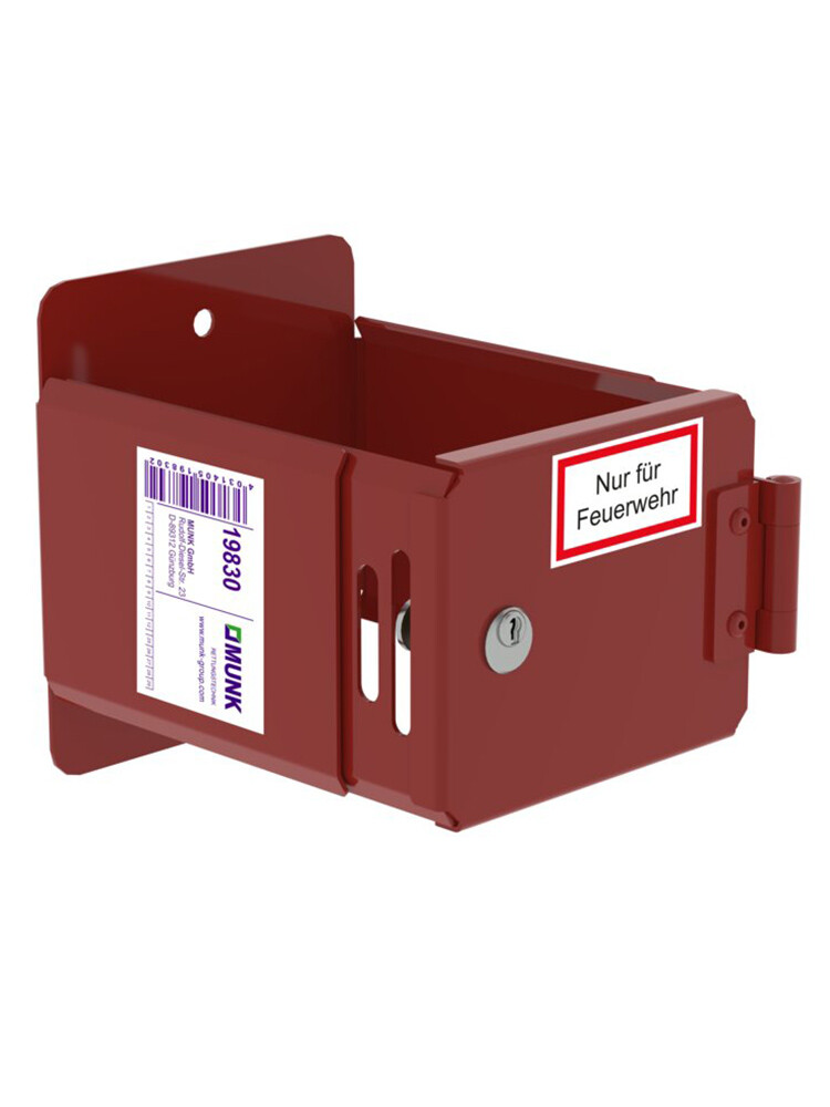 MUNK Günzburger Leiterhalterung pulverbeschichtet RAL 3000 mit CL1-Schloss