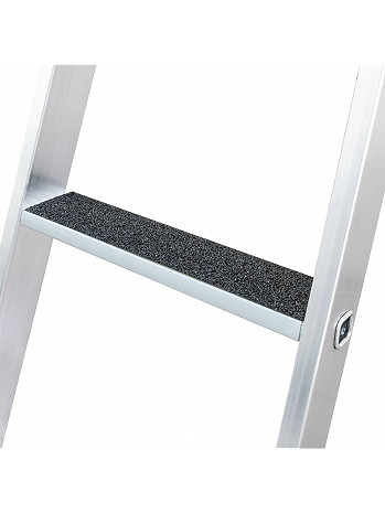 MUNK Günzburger Nachrüstsatz Trittauflage clip-step R13 | Passend für Anlegeleitern mit 14 Stufen