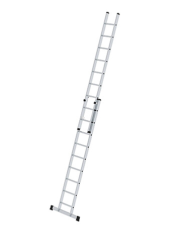 MUNK Günzburger Schiebeleiter mit Traverse / 2x9 Sprossen