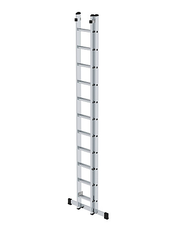 MUNK Günzburger Schiebeleiter mit Traverse / 2x11 Sprossen