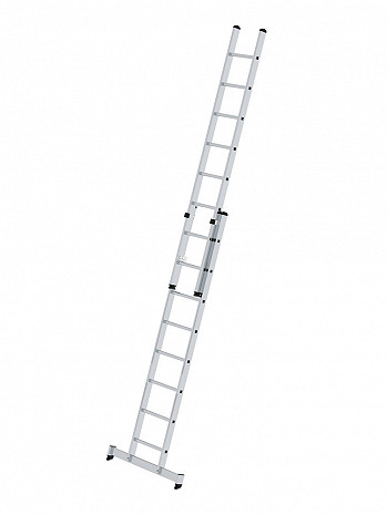 MUNK Günzburger Schiebeleiter mit nivello-Traverse / 2x8 Sprossen