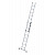 MUNK Günzburger Schiebeleiter mit nivello-Traverse / 2x8 Sprossen