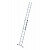 MUNK Günzburger Schiebeleiter mit nivello-Traverse / 2x10 Sprossen