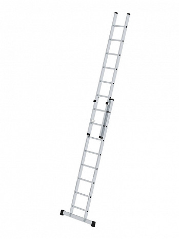 MUNK Günzburger Schiebeleiter mit Traverse / 2x8 Sprossen