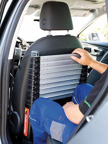 MUNK Günzburger Stufen-Teleskopleiter Prime Line / 9 Stufen