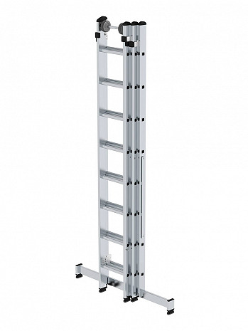 MUNK Günzburger Mehrzweckleiter mit nivello-Traverse / 3x8 Sprossen